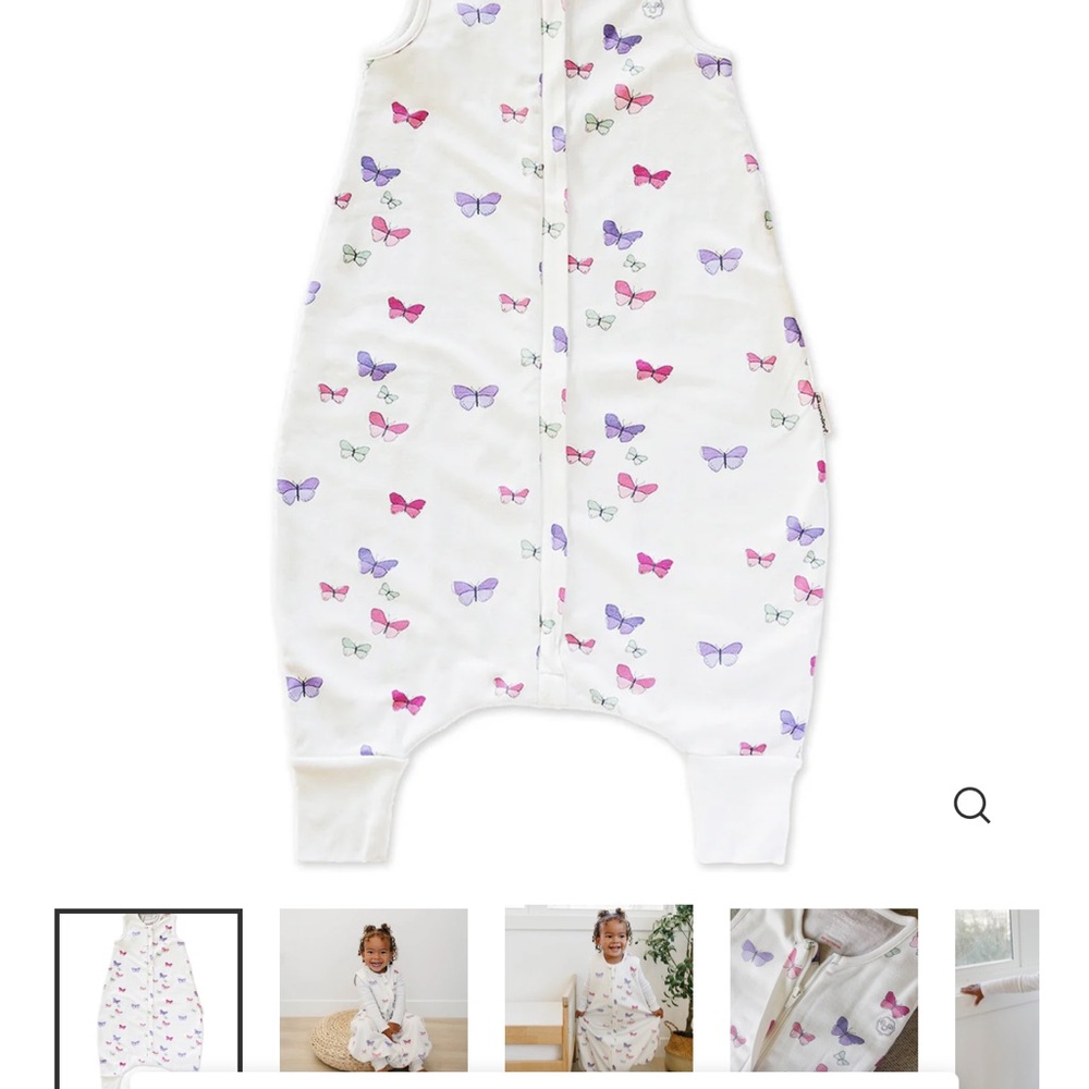 Butterfly Dreams Kids Sleep Sack woolino